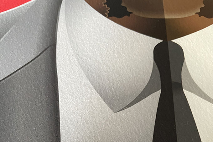 Etching Paper Close Up